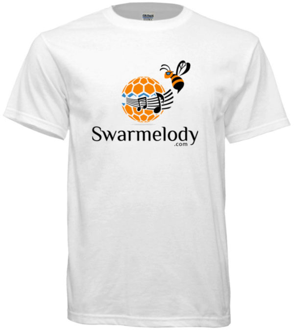 White t-shirt with logo